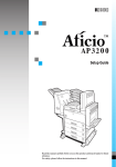 Ricoh AP3200 Setup guide