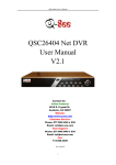 Q-See QSC26404 User`s manual