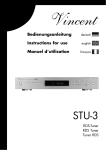 VINCENT STU-3 Specifications