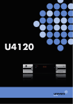 Univers by FTE U4120 Installation guide