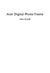 Acer Digital Photo Frame User guide