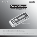 Memoq EVR-710 Owner`s manual