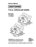 Craftsman 172.108520 Owner`s manual