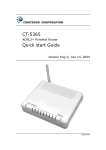 Comtrend Corporation CT-5365 Specifications