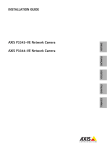 Axis P3343-VE Installation guide