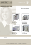 WMF Series 1300 prestolino User manual