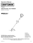 Craftsman Incredi-Pull 316.794450 Operator`s manual