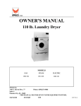 Cissell L44RD42G Owner`s manual