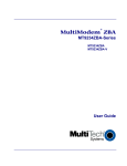 Multitech MultiModem ZBA MT9234ZBA?V User guide