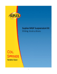 SUPLEX MGF Suspension Kit