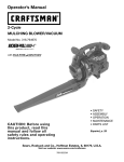 Craftsman INCREDI.PULL 316.794970 Operator`s manual
