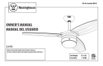 Westinghouse ETL-ES-Lavada-WH12 Owner`s manual