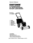 Craftsman 917.388260 Owner`s manual