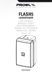 PROEL FLASH5 User`s manual