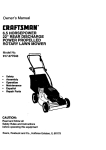 Craftsman 917.377543 Owner`s manual