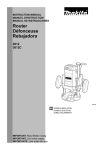 Makita 3612C Instruction manual