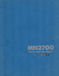 DRAKE MN2700 Specifications