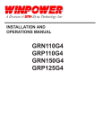 Delta GR150 Operating instructions