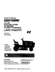 Craftsman 917.270613 Owner`s manual