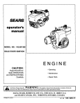 Craftsman 143.001302 Operator`s manual