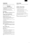 Marantz SR2100 Operating instructions