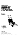 Craftsman 917.387282 Owner`s manual