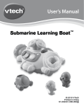 VTech Submarine Learning Boat User`s manual