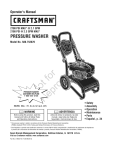 Craftsman 580.752870 Operating instructions