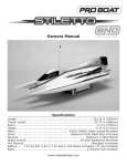 Pro Boat Stiletto Specifications