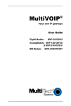 Multitech MULTIVOIP MVP-810ST User guide