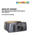 Mercury 5000HD User`s manual