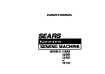 Sears 385.11608 Instruction manual
