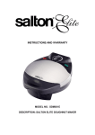 Salton elite SCM015 Instruction manual