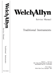 Welch Allyn 12500 Service manual