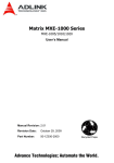 ADLINK Technology PCIe-FIW Series User`s manual