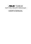 Asus TUWE-M User`s manual