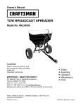 Craftsman 486.24595 Owner`s manual