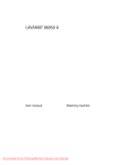 Electrolux LAVAMAT 86950 A User manual