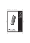 Uniden UBC 61XLT Owner`s manual