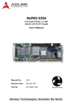 ADLINK Technology NuPRO-935A User`s manual