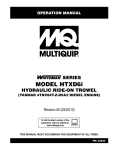 MULTIQUIP HTXD6i Specifications