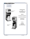 Bloomfield 8773 Specifications