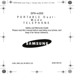 Samsung Entro BMC-M350 Instruction manual