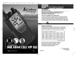 Cobra MR HH415LI VP EU Owner`s manual