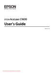 Epson Aculaser C1600 User`s guide