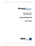 Multitech MTPSR3-200 User guide