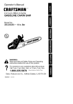 Craftsman 358.350260 Operator`s manual