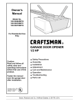 Craftsman 139.53662SRT2 Owner`s manual