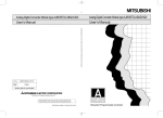 Mitsubishi CS-35505 User`s manual