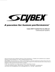 CYBEX 600T Service manual